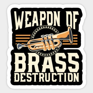 Tube Player Weapon Of Brass Destruction Sticker